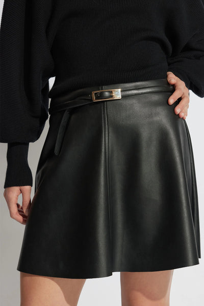 DECJUBA (LN) Asher faux leather mini skirt! 16