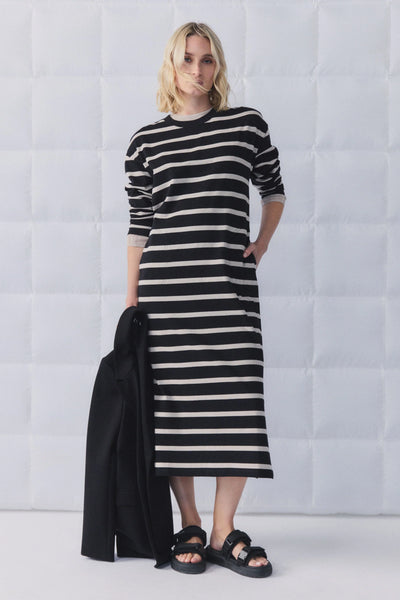 DECJUBA D-LUXE - LS stripe t-shirt dress! 10