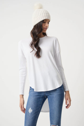 DECJUBA - Lynn rib knit top - White! 12