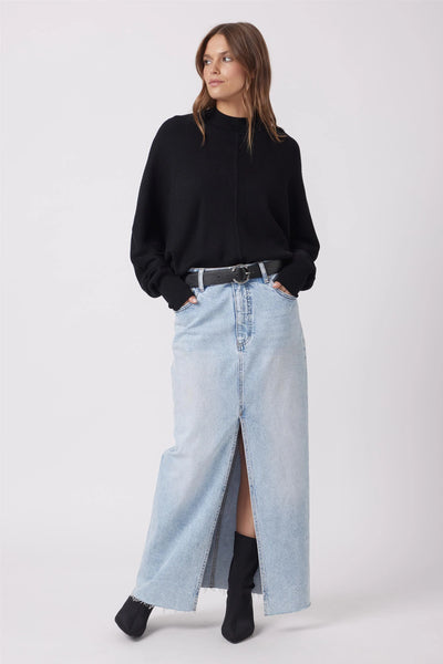DECJUBA - Zaylee denim maxi skirt! 16