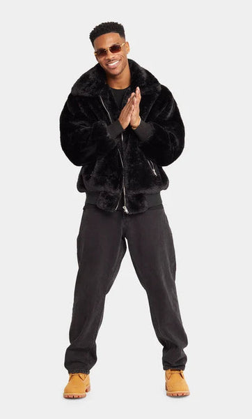 XXIII (LN) Baller faux fur bomber jacket! 16