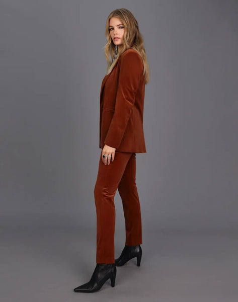 STORM (LN) Soft velvet trouser - Rust! 8