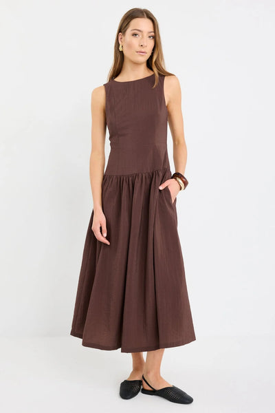 STORIES BE TOLD "Results" maxi dress - Choc! 16