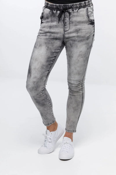 HOME-LEE - Daily jeans - Grey wash! 8-10