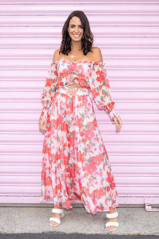 AUGUSTINE (BN) "Sienna" frilly floral top! 10