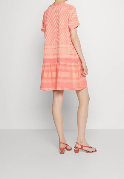 SUMMERY Copenhagen - Pink + orange derss dress! 14-16