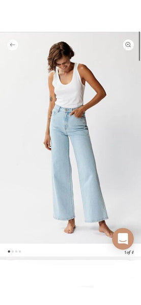 MAX (LN) Organic cotton wide leg jeans! 14