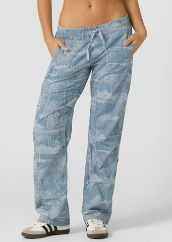 LORNA JANE - Palm print chamabray adjustable pant! 12