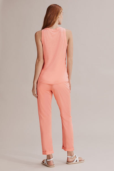 COUNTRY ROAD - Linen jersey tank - Peach! 12