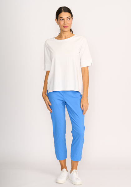 ESPLANADE (LN) Elbow sleeve wide neck tee! 14