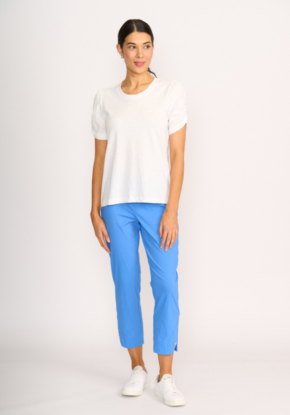 ESPLANADE (LN) Elbow sleeve wide neck tee! 14