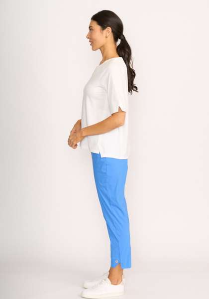 ESPLANADE (LN) Elbow sleeve wide neck tee! 14