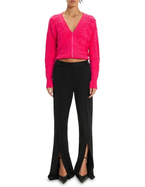 CUE - Pink cable knit cardi! 16