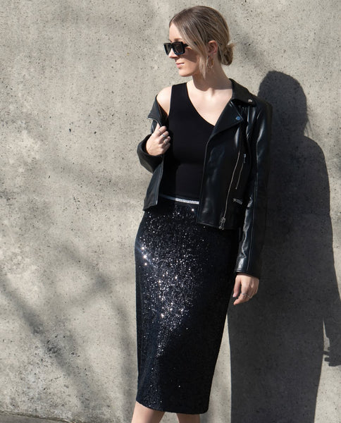 REPERTOIRE "Luna" sequin midi skirt! 14
