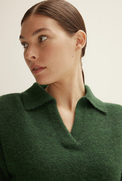 TRENERY - Alpaca + merino half placket pullover! 14