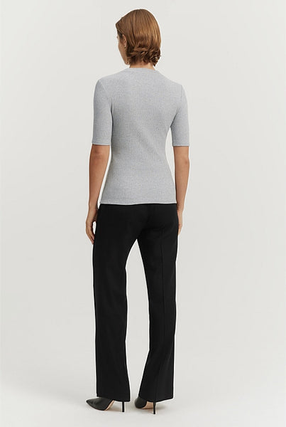 COUNTRY ROAD - Metallic rib knit tee! 16