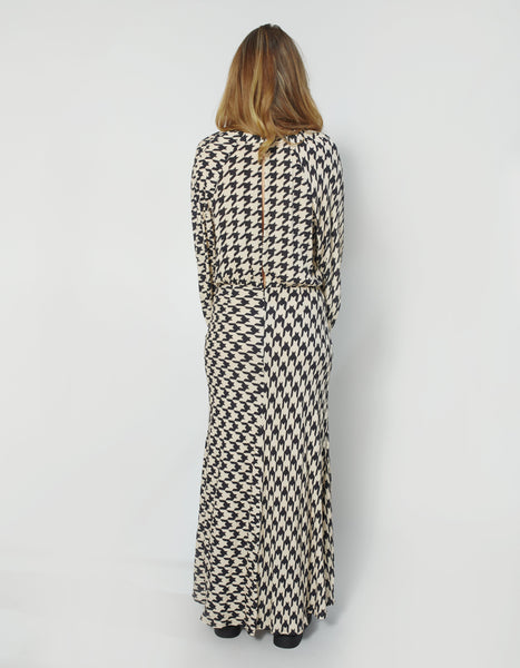 DEAR SUTTON (BN) "Blakely" viscose houndstooth dress! 14