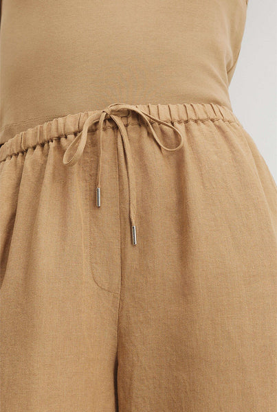 COUNTRY ROAD (LN) Organic linen pull on pant - Chai! 14