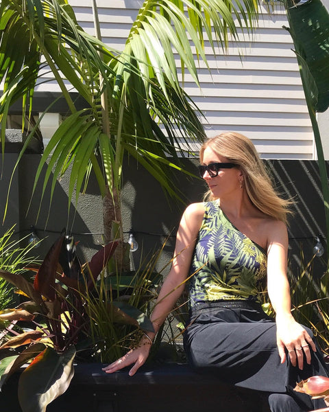 REPERTOIRE (NZ) "Rio" tank - Palm print! 14