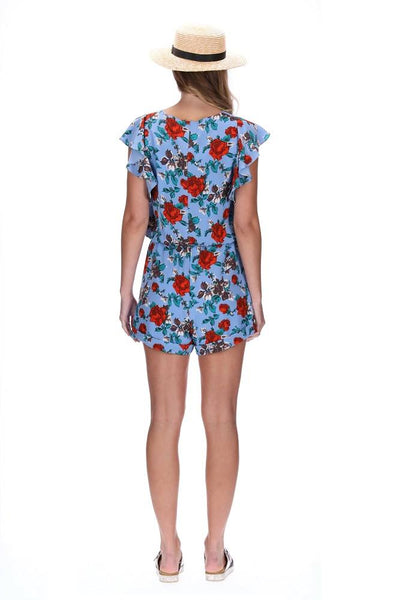 CHARLO "Kairo" rose print jumpsuit with pockets! 8