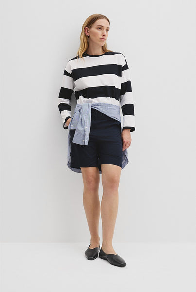 COUNTRY ROAD - Cotton twill walk shorts - Ink! 12