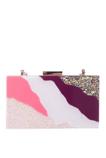 OLGA BERG - Resin clutch/purse!