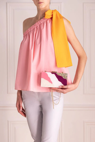 OLGA BERG - Resin clutch/purse!
