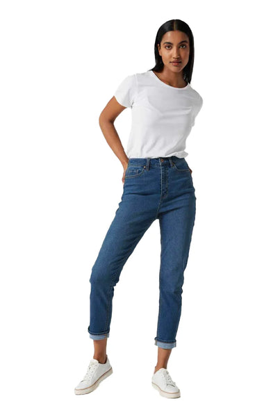 JEANSWEST (LN) Tapered jeans - Mid vintage blue! 12