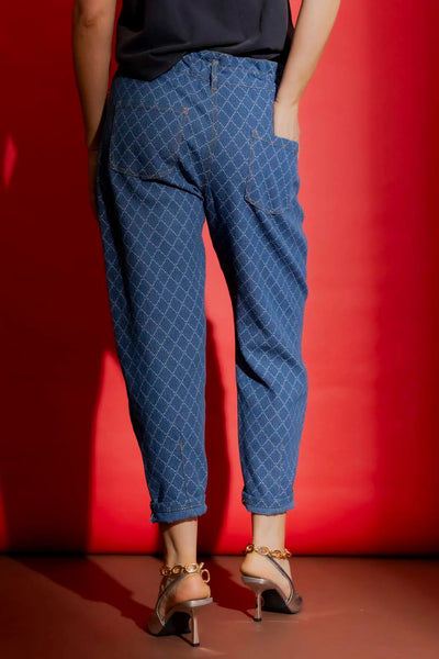MOTTO - Diamond denim paperbag jeans! 14