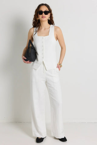 RE:UNION - Viaduct ramie square neck vest! 12