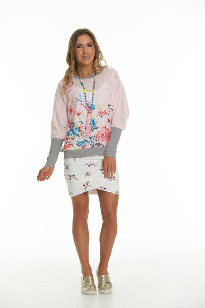 CHARLO - Meow swallow print skirt! 16