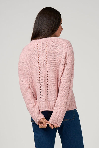 LOOBIE'S STORY (LN) Merino blend Tilly cardi - Pink! 14