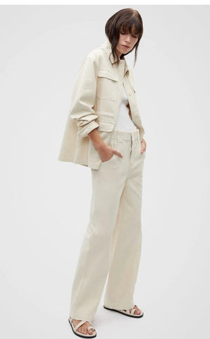 SEED (LN) High waist wide leg jeans - Vanilla! 14