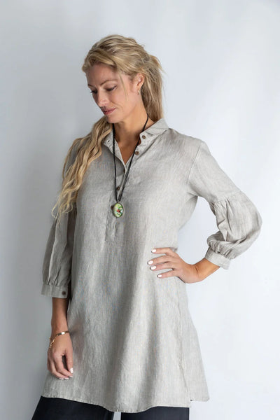 ATTIRES - Regal Reverie hemp dress - Natural! 16