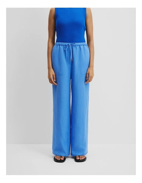 COUNTRY ROAD - Relaxed lyocell/linen pant - Arctic blue! 16