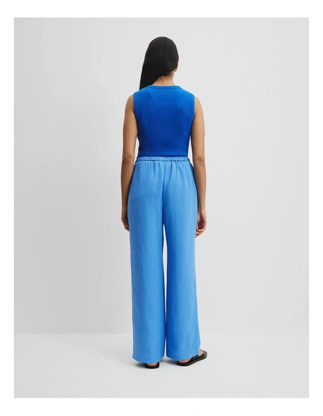 COUNTRY ROAD - Relaxed lyocell/linen pant - Arctic blue! 16
