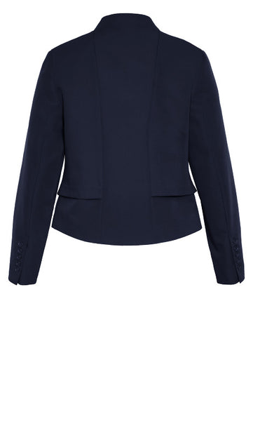 CITY CHIC - Brooke jacket - Navy! 18