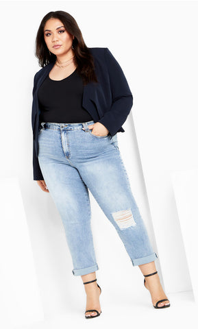 CITY CHIC - Brooke jacket - Navy! 18