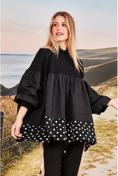 COOPER By Trelise "Spot the contrast" top! 12-14