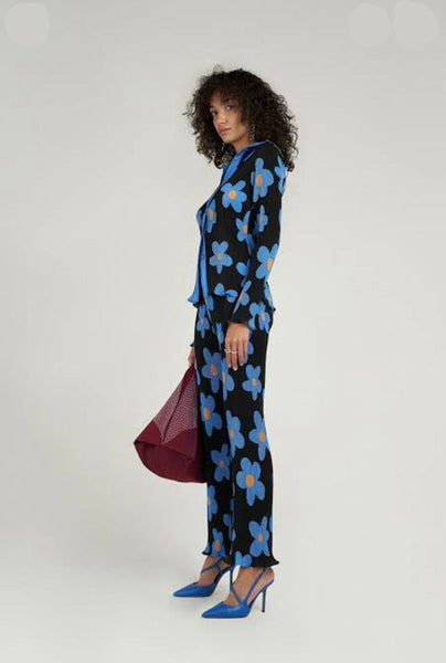 ARTHUR - Daisy print crimped shirt! 8-10