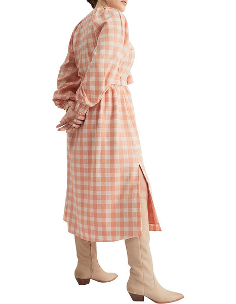 WITCHERY - Gingham midi shirt dress! 10-12