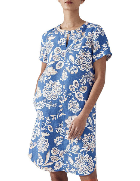 TRENERY - French linen Tapestry floral dress! 12