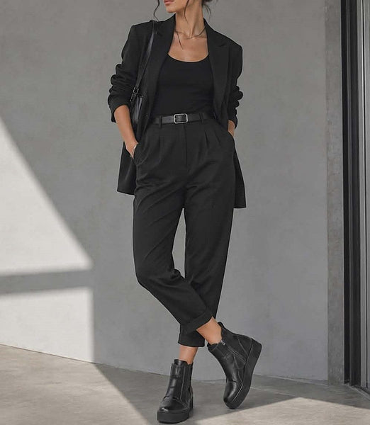 MOOCHI (LN) Stitch boots - Leather platform boots! 7.5-8