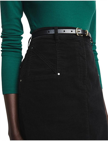 WITCHERY - Corduroy pocket detail midi skirt! 10