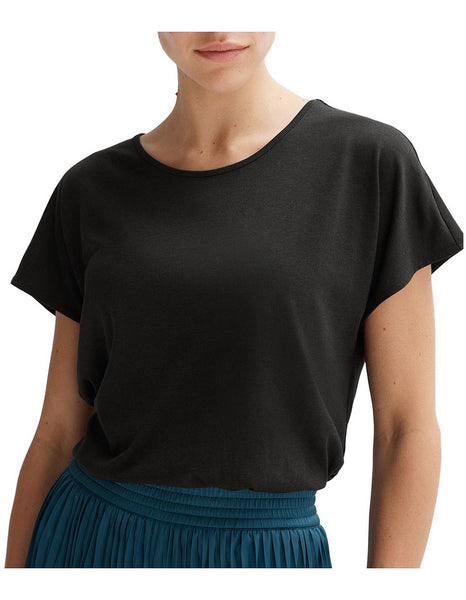 TRENERY (LN) Draped capped sleeve lyocell tee! 12