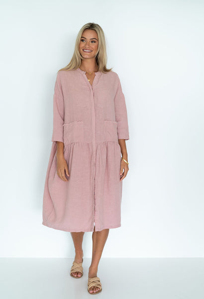 HUMIDITY - Linen Luca dress/duster coat! 10-14