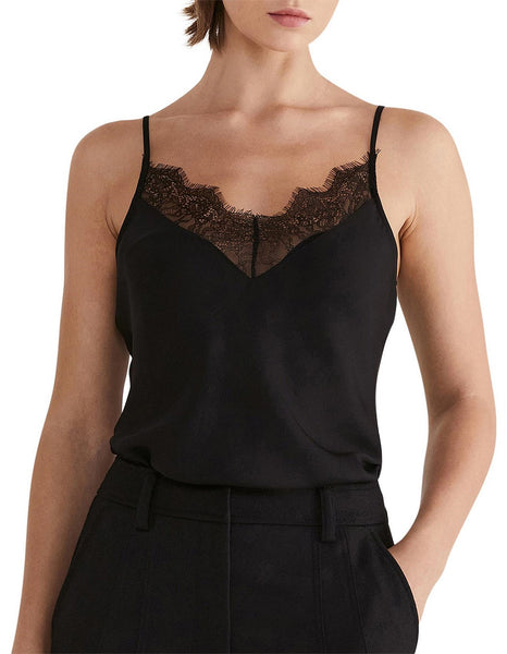 SABA (LN) Sam lace detail silk cami! 6-8