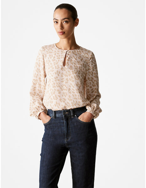 TRENERY (BN) "Ocelot" billow sleeve blouse! 12