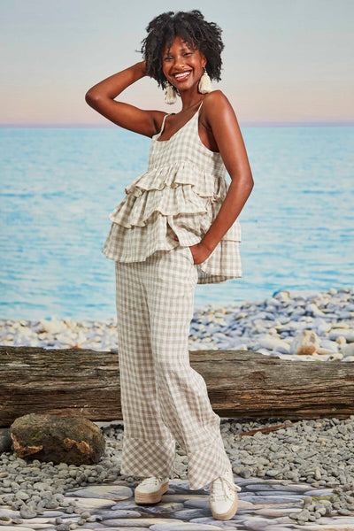 TRELISE COOPER (BN) "Walking on Sunshine" linen pant! 12