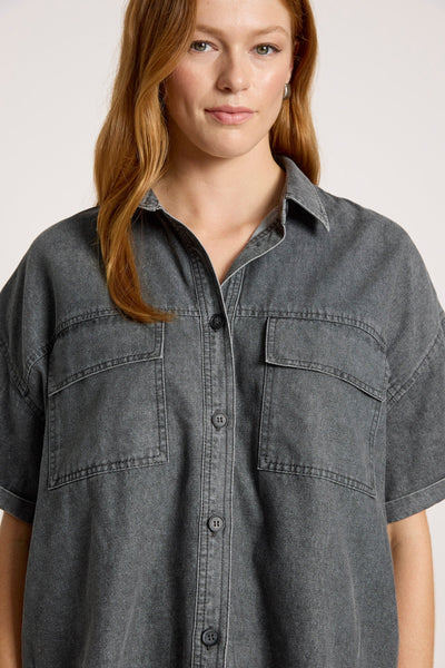 EB & IVE - Bodhi boxy denim shirt! 12